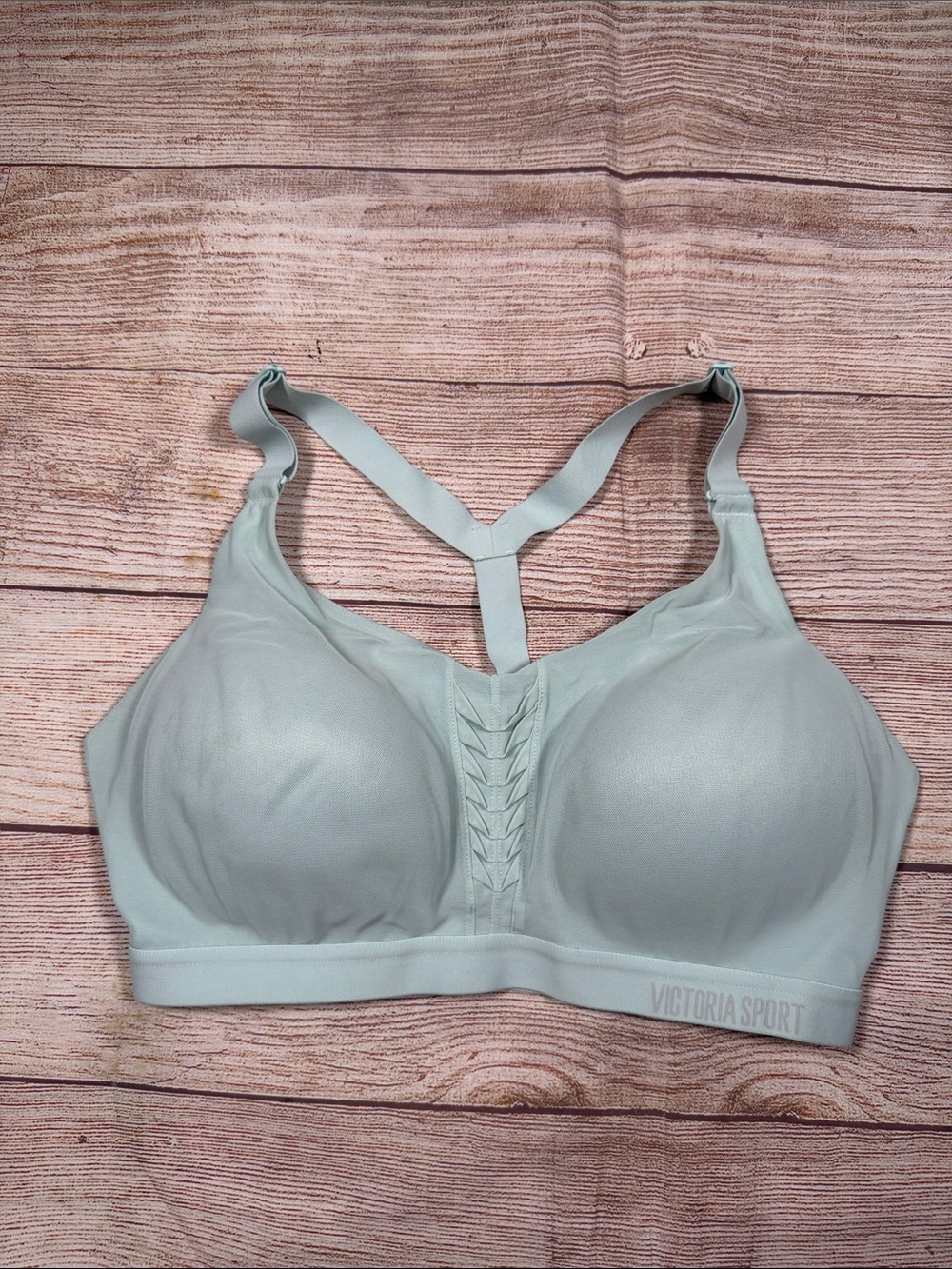 Victoria's Secret Light‎ Blue High Support Racerback Sports Bra with Molded Cups